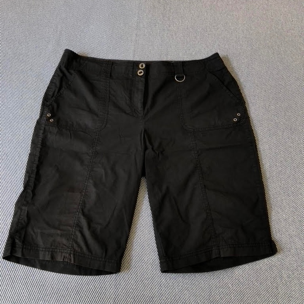Chico's Long Black Shorts